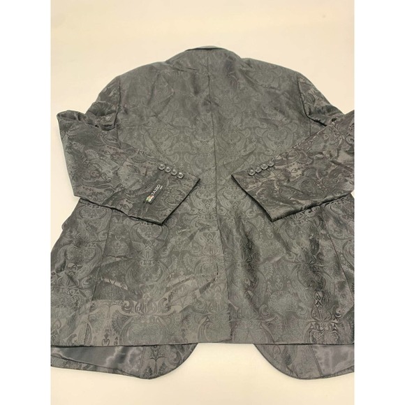 New Tazio Italy Blazer Jacket Black 42R Men's A28 - Picture 6 of 9
